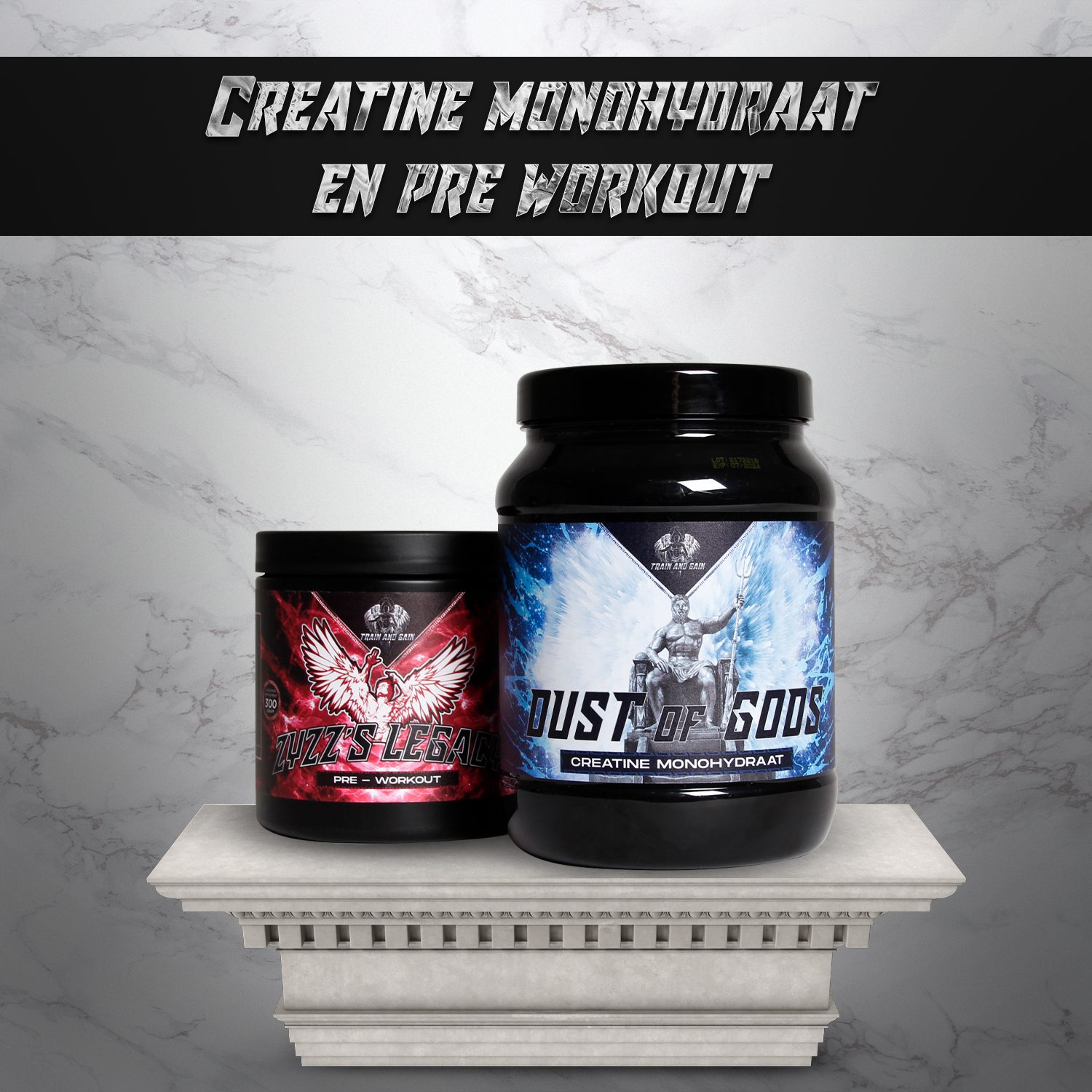 Combinatiepakket Creatine 500gr & Zyzz's pre workout